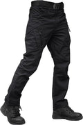 TACVASEN Men's Tactical Pants 9 Pockets Cargo Pants - Water Resistant