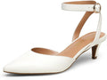 Women's Sparkling Closed Toe Kitten Heels - Low Heel Pumps