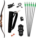 Samick Sage Takedown Recurve Bow and Arrow Set - Ready-to-Use 62 in