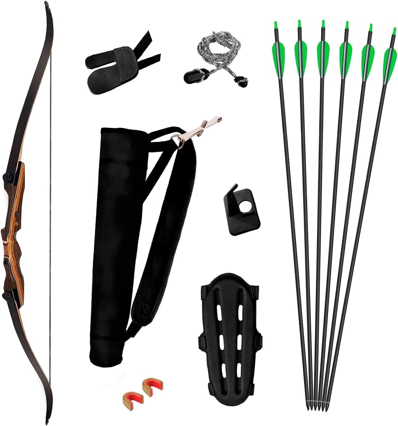 Samick Sage Takedown Recurve Bow Set - 62 Inch Complete Kit