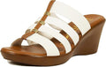 ITALIAN SHOEMAKERS Women's Clover Wedge Sandal for Comfort