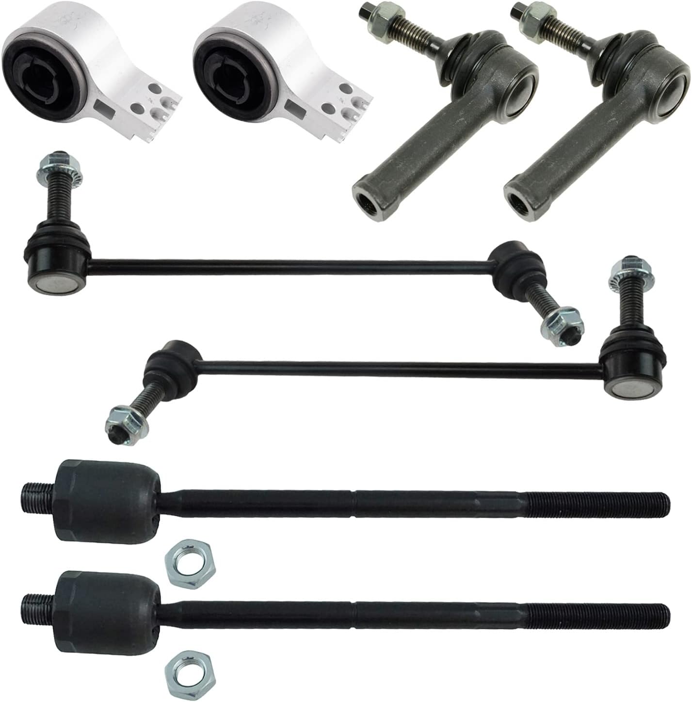 TRQ Front Steering & Suspension Kit for 2010-2012 Ford Flex