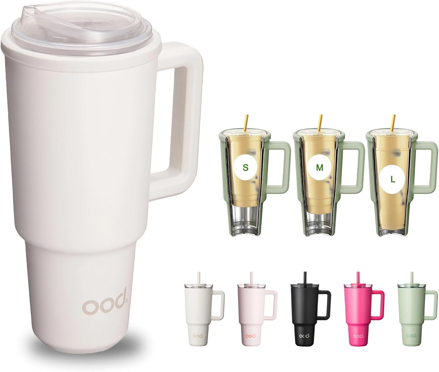 OniVerso 40 oz Stainless Steel Insulated Tumbler with Handle