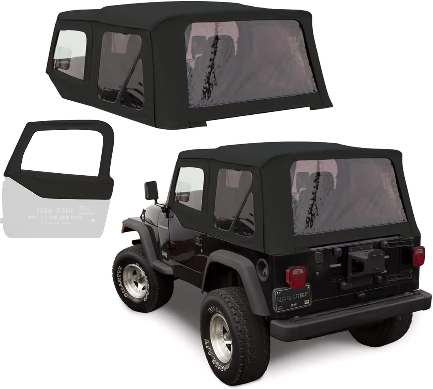 Sierra Offroad Soft Top for 1997 to 2006 Jeep Wrangler TJ