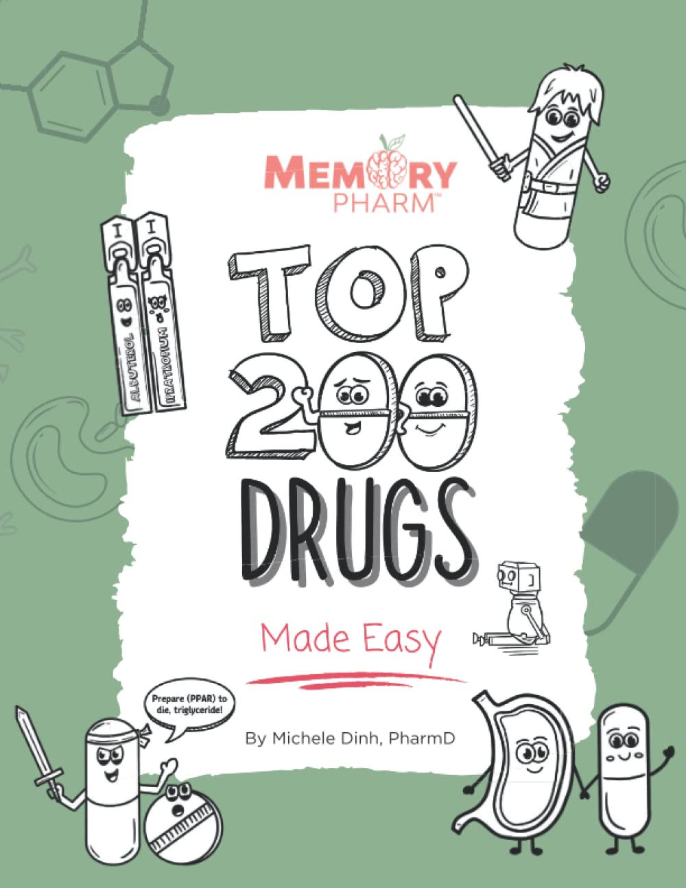 Top 200 Drugs Made Easy: Pharmacology Coloring Book Review