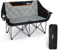 EMERIT Oversized Double Camping Loveseat - 650LBS Support