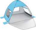 UPF 50+ Pop Up Beach Tent - Fast Setup Sun Shelter for 2-3 People