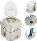Kohree Portable Toilet for Camping 5.3 Gal - Comfortable Elongated