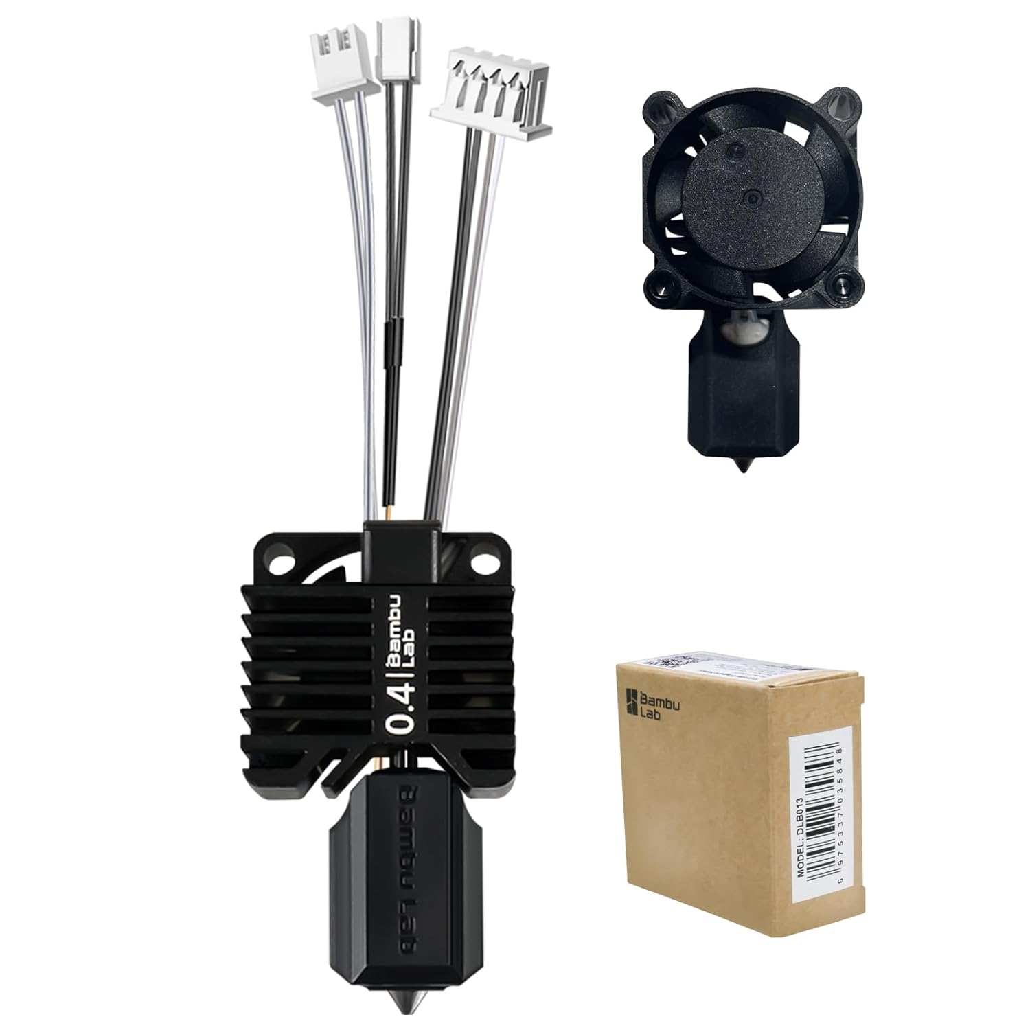 Original Bamboo Lab X1 Hotend Assembly for 3D Printer Extruder