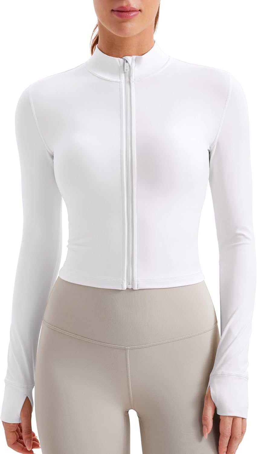 CRZ YOGA Butterluxe Cropped Athletic Jackets for Women Review