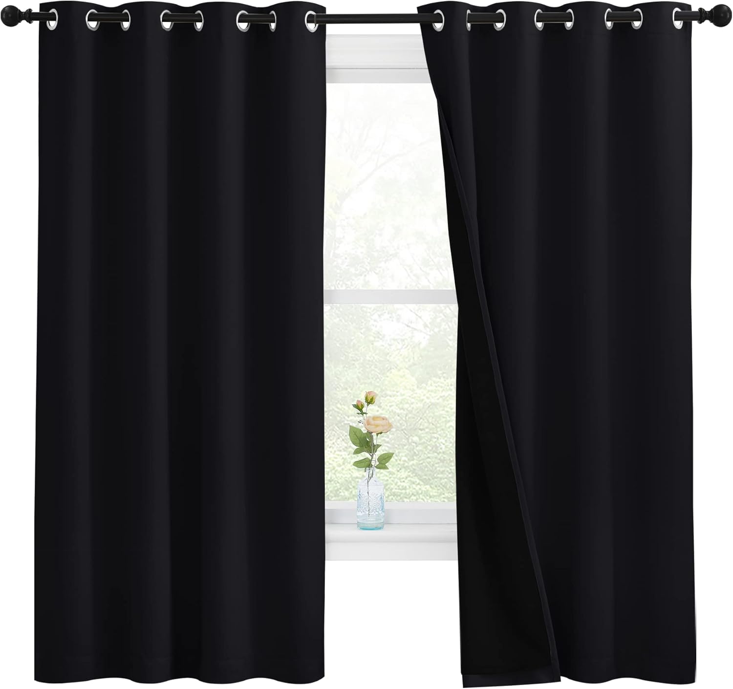 NICETOWN 100% Blackout Curtains for Energy Efficiency and Style
