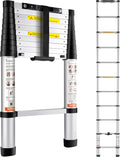 Telescoping Ladder 375 lb Capacity, 10.5 ft Aluminum - Compact