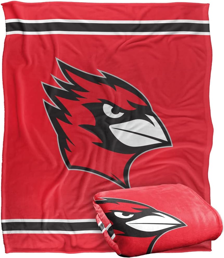 Wesleyan University Primary Logo Silky Touch Throw Blanket
