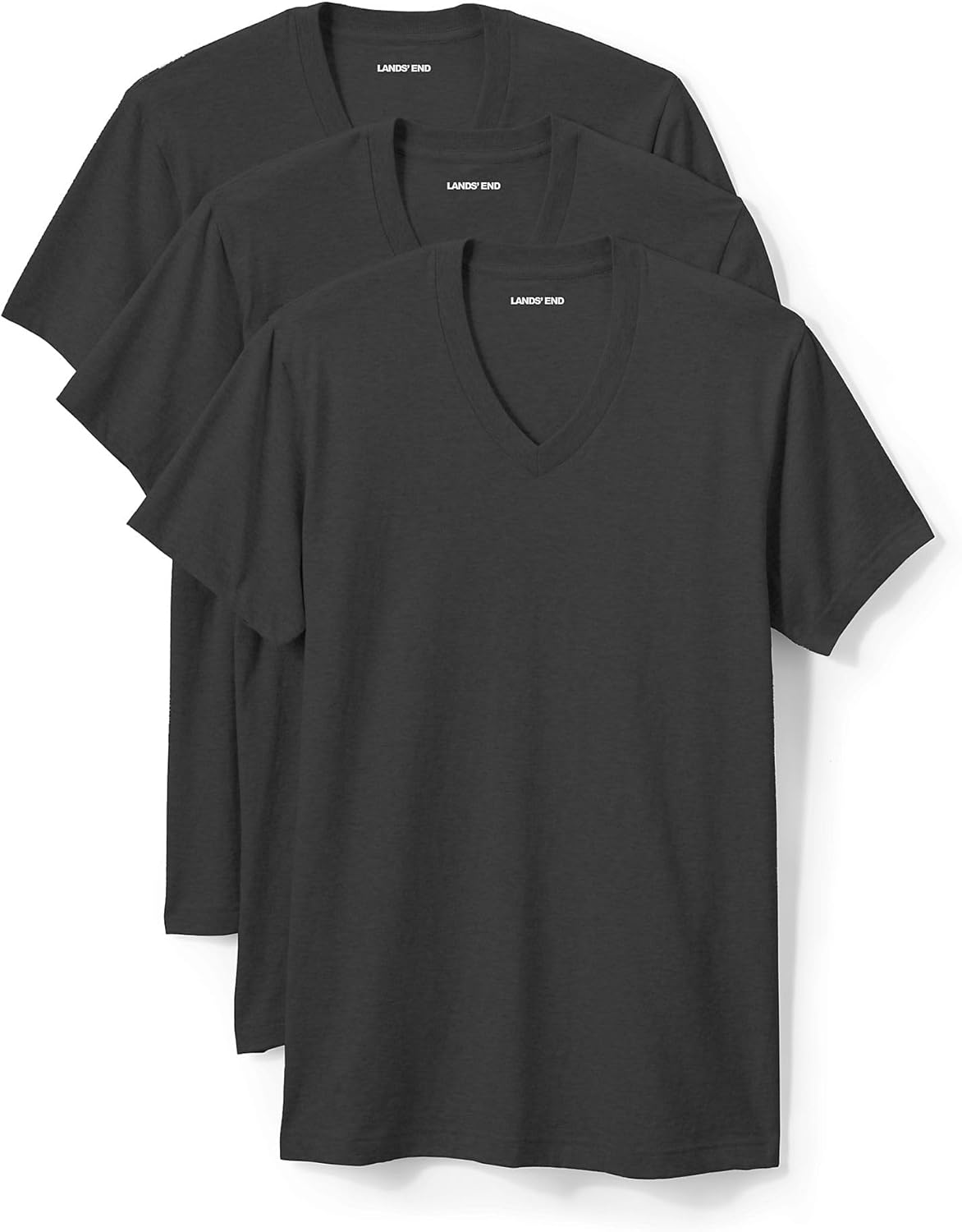 Premium Cotton V-Neck T-Shirt 3 Pack for Everyday Comfort