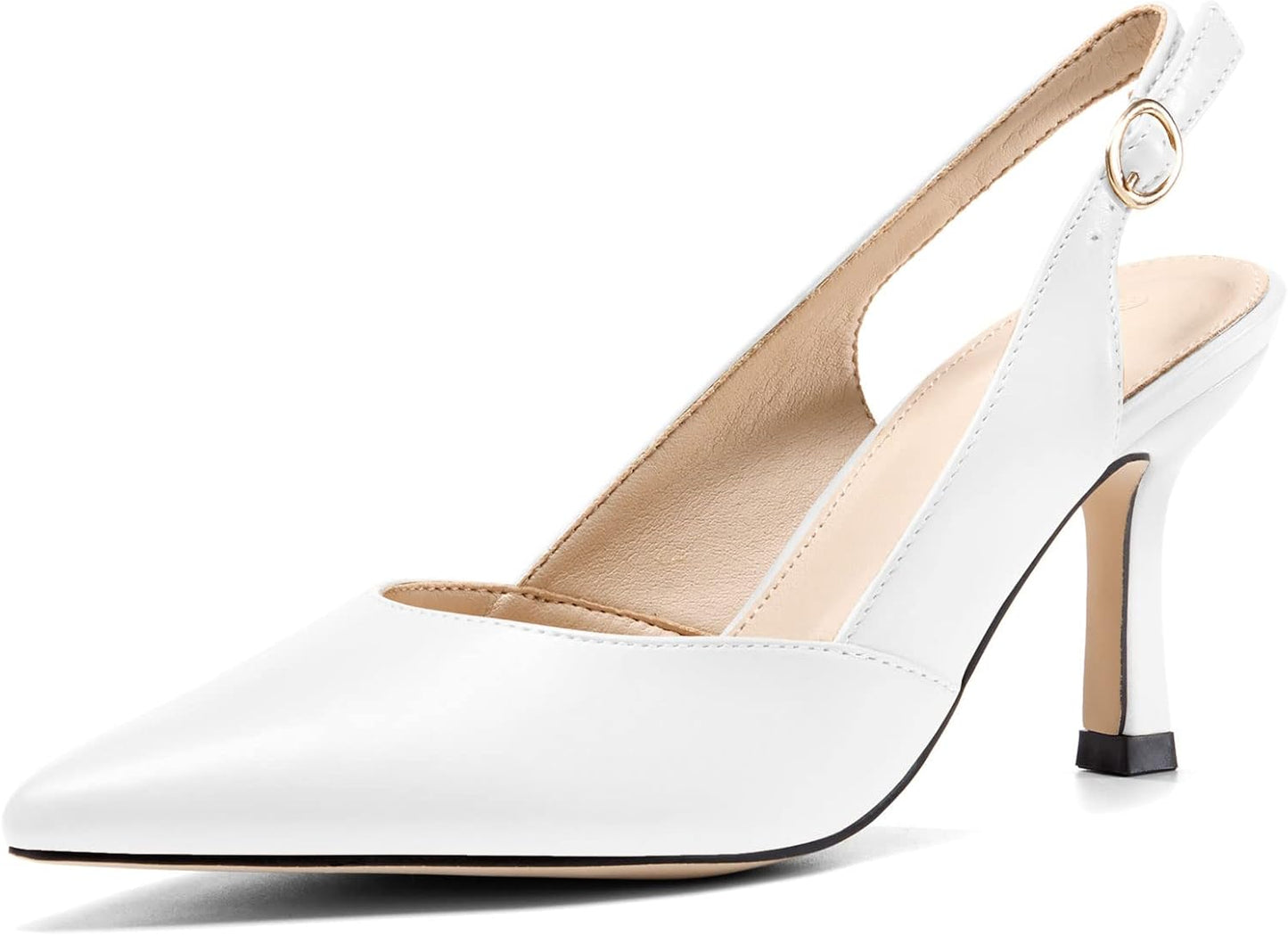 Women's Slingback Kitten Heels for Wedding and Party Wear