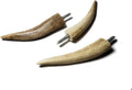 Real Antler Tip Wall Hooks 3 Pack - Strong, Easy to Install
