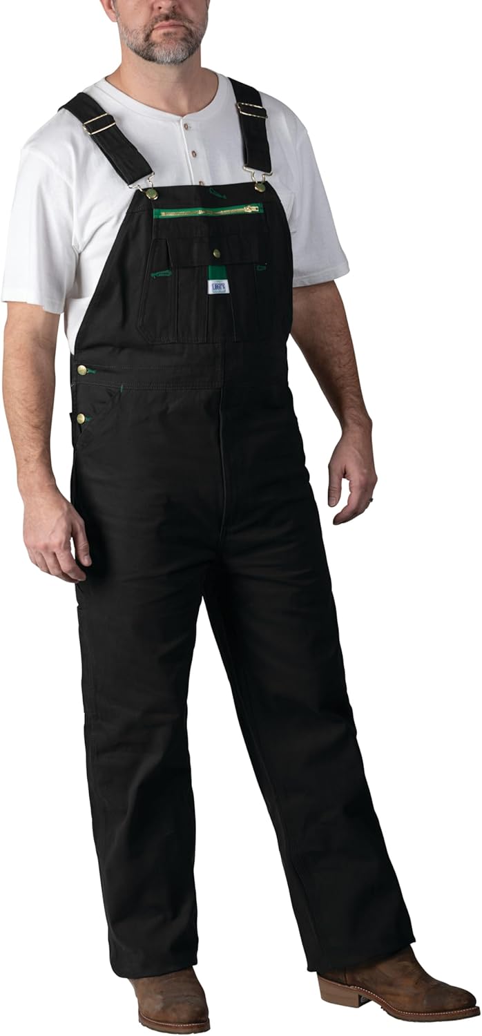 Liberty Men's Duck Bib Overalls for Comfort and Durability
