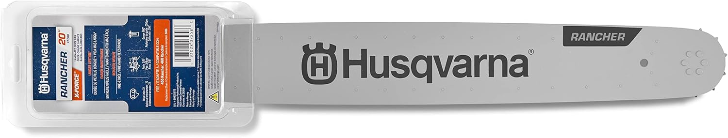 Husqvarna 20 Inch Chainsaw Bar for 455 and 460 Rancher Models