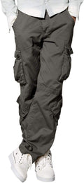 Match Men's Wild Cargo Pants - Durable 100% Cotton Utility Fit REGULAR