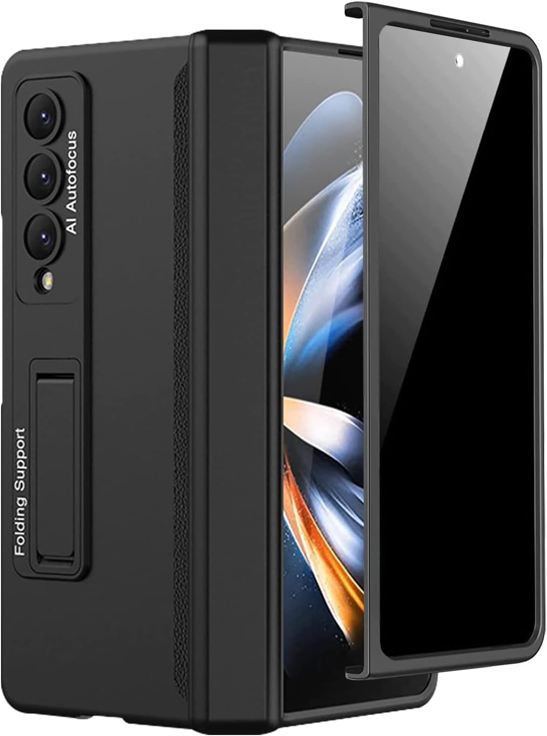 Miimall Galaxy Z Fold 4 Case with Privacy Screen Protector