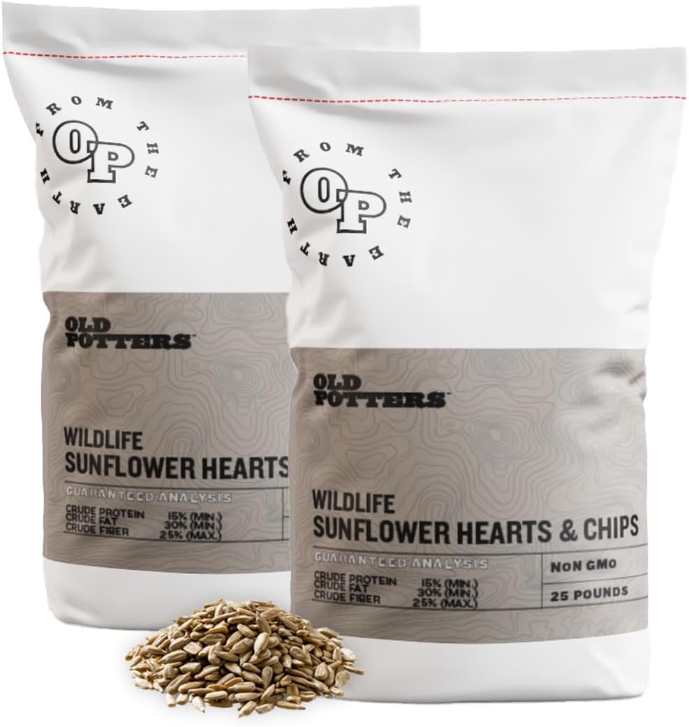 Old Potters Wildlife Sunflower Hearts & Chips for Bird Feeding
