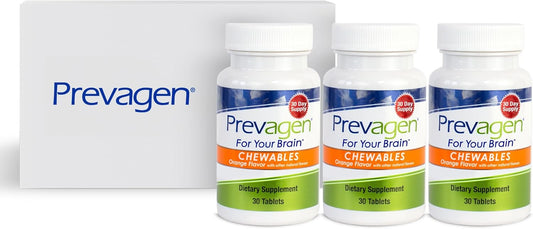 Prevagen Regular Strength Orange Chewables for Brain Health