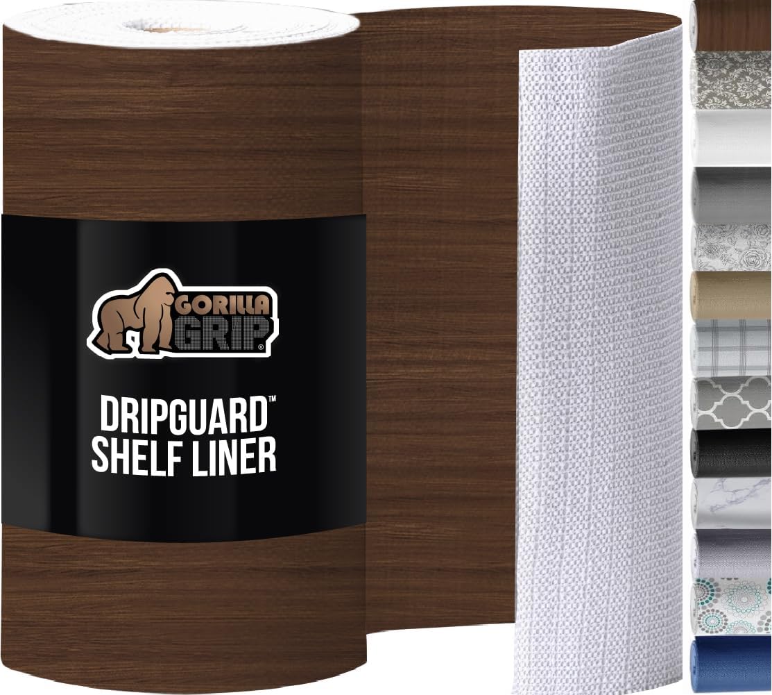 GORILLA GRIP DripGuard Drawer and Shelf Liner for Kitchen Use