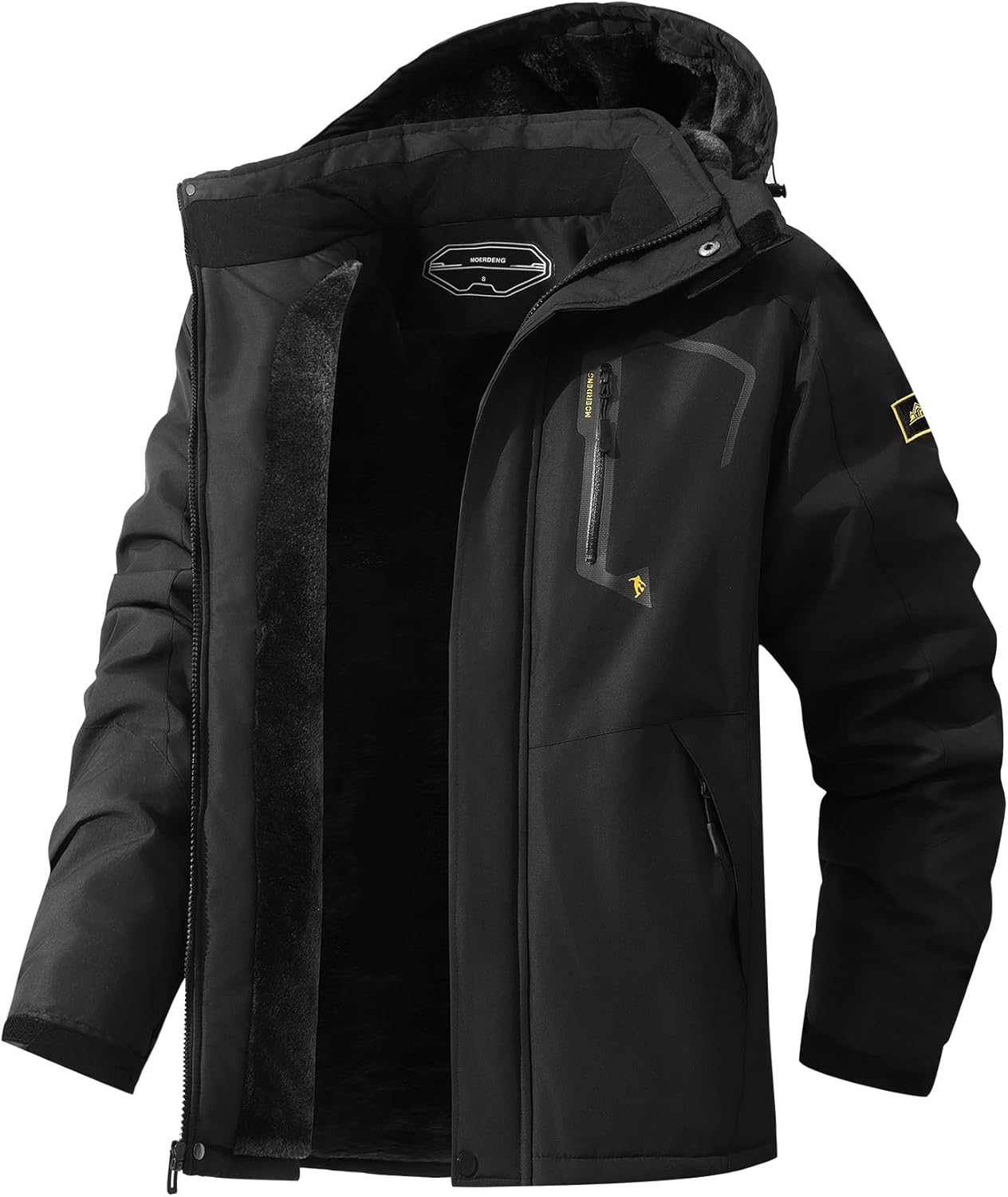 MAOYSSEN Men's Waterproof Ski Jacket - Stay Warm on the Slopes!