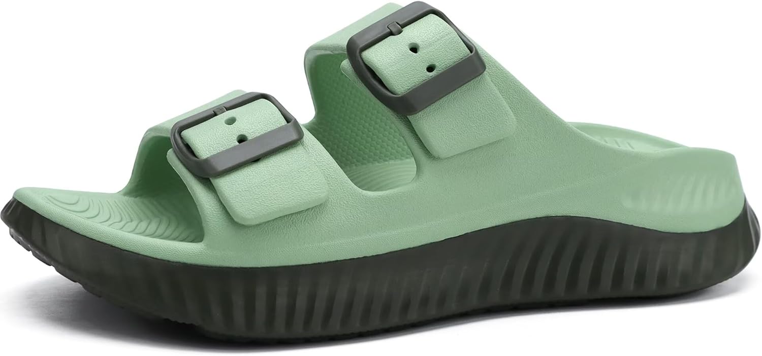 KuaiLu Womens Recovery Sandals with Arch Support for Comfort