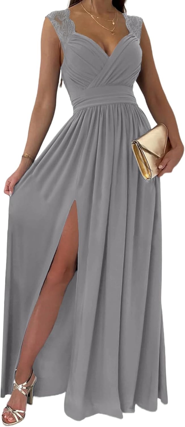 Dokotoo Sexy V-Neck Maxi Dress for 2025 Events