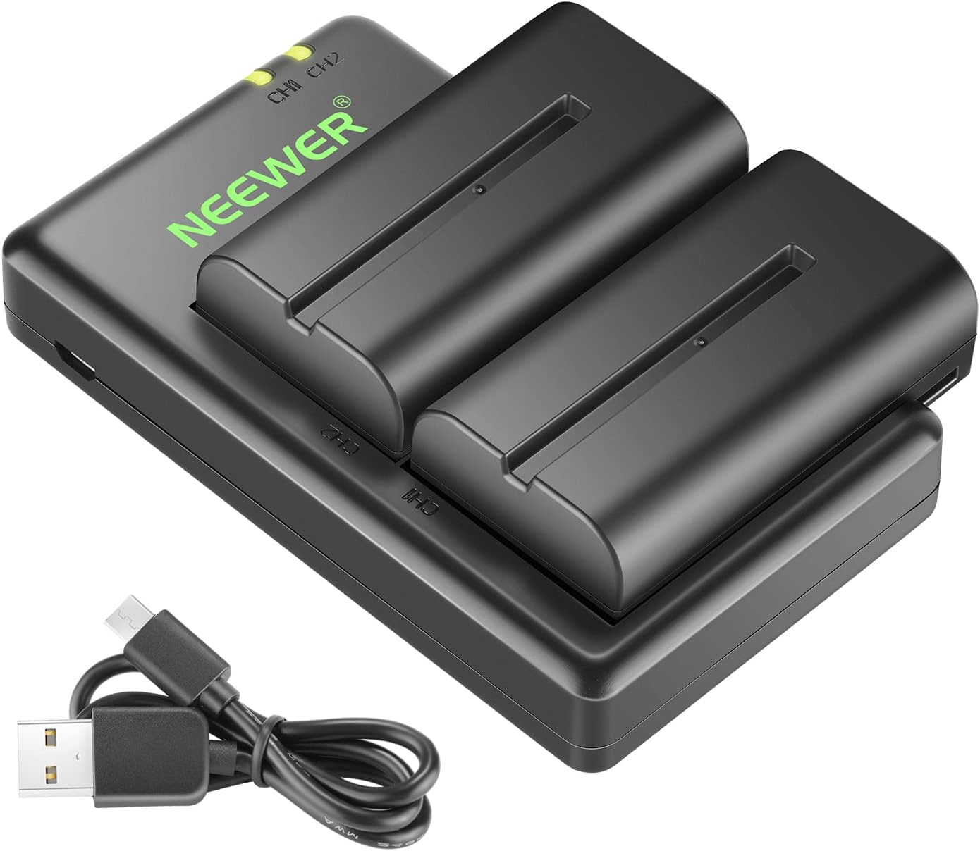 Neewer NP-F550 Charger Set: Power On-the-Go!