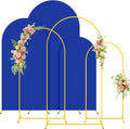 Wedding Arch Backdrop Stand and Blue Arch Cover Set - Versatile Photo