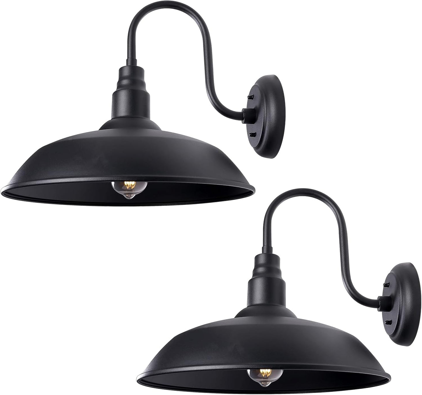 16 Inch Gooseneck Light Fixture for Stylish Barn Door Lighting