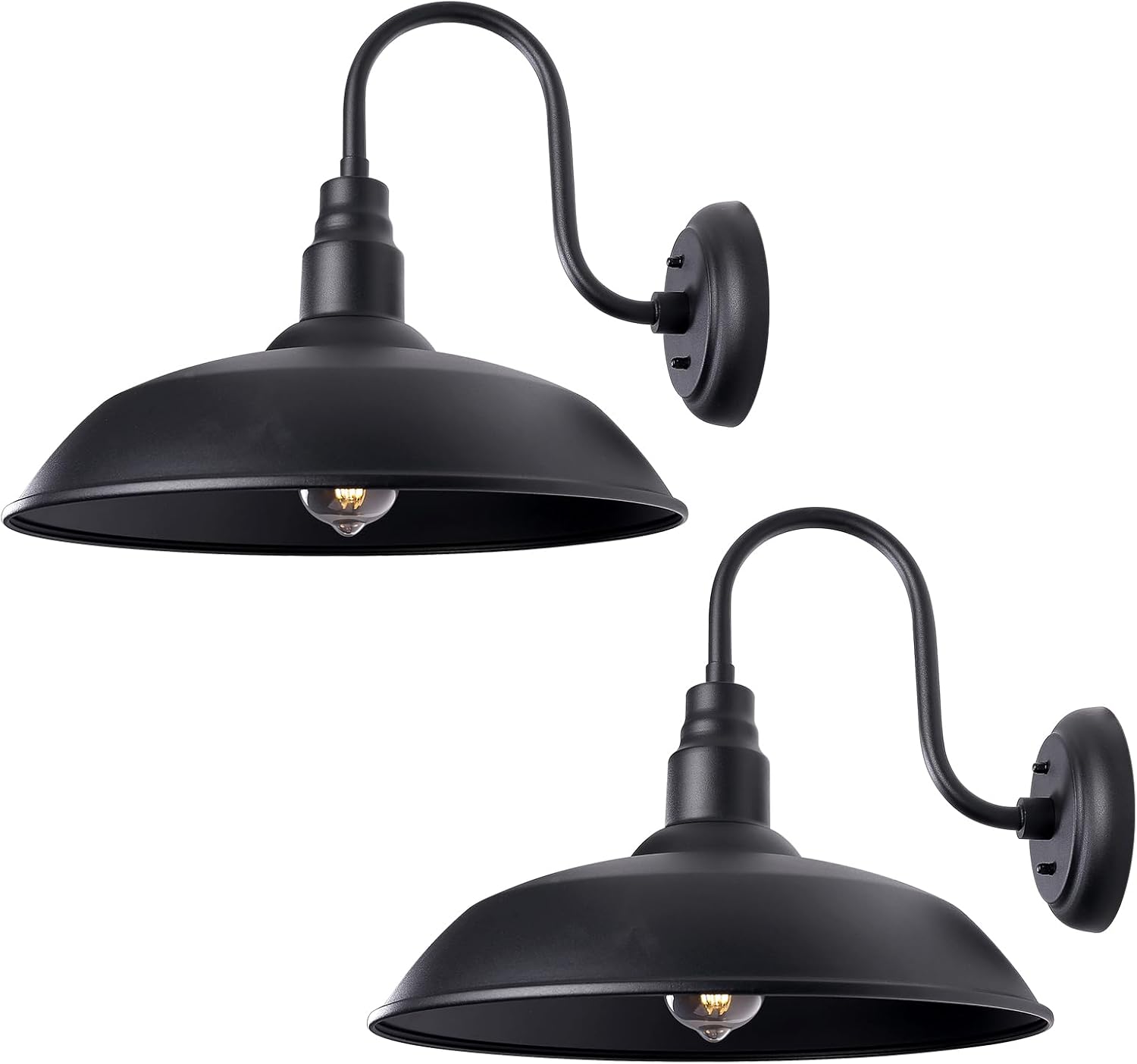 16 Inch Gooseneck Light Fixture for Stylish Barn Door Lighting