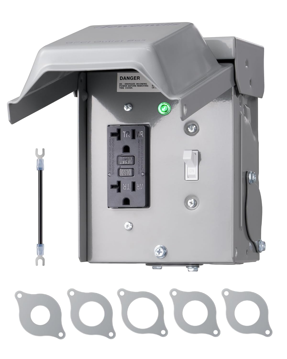 DEWENWILS Outdoor Outlet Box with GFCI Protection for Safety