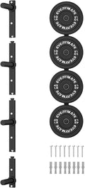 Weight Plate Storage Rack Olympic Plate Holder - Heavy Duty Wall Mount