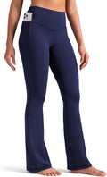 Dreamlux No Front Seam Flare Leggings High Waist Yoga Pants - Smooth