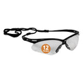 KleenGuard V30 Nemesis Safety Glasses (12 Pairs) - Clear Lenses