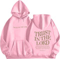 Trust In The Lord Graphic Hoodie Women - Comfortable Religious