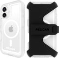 Pelican Voyager iPhone 16 Case Compatible with MagSafe - Rugged Clear