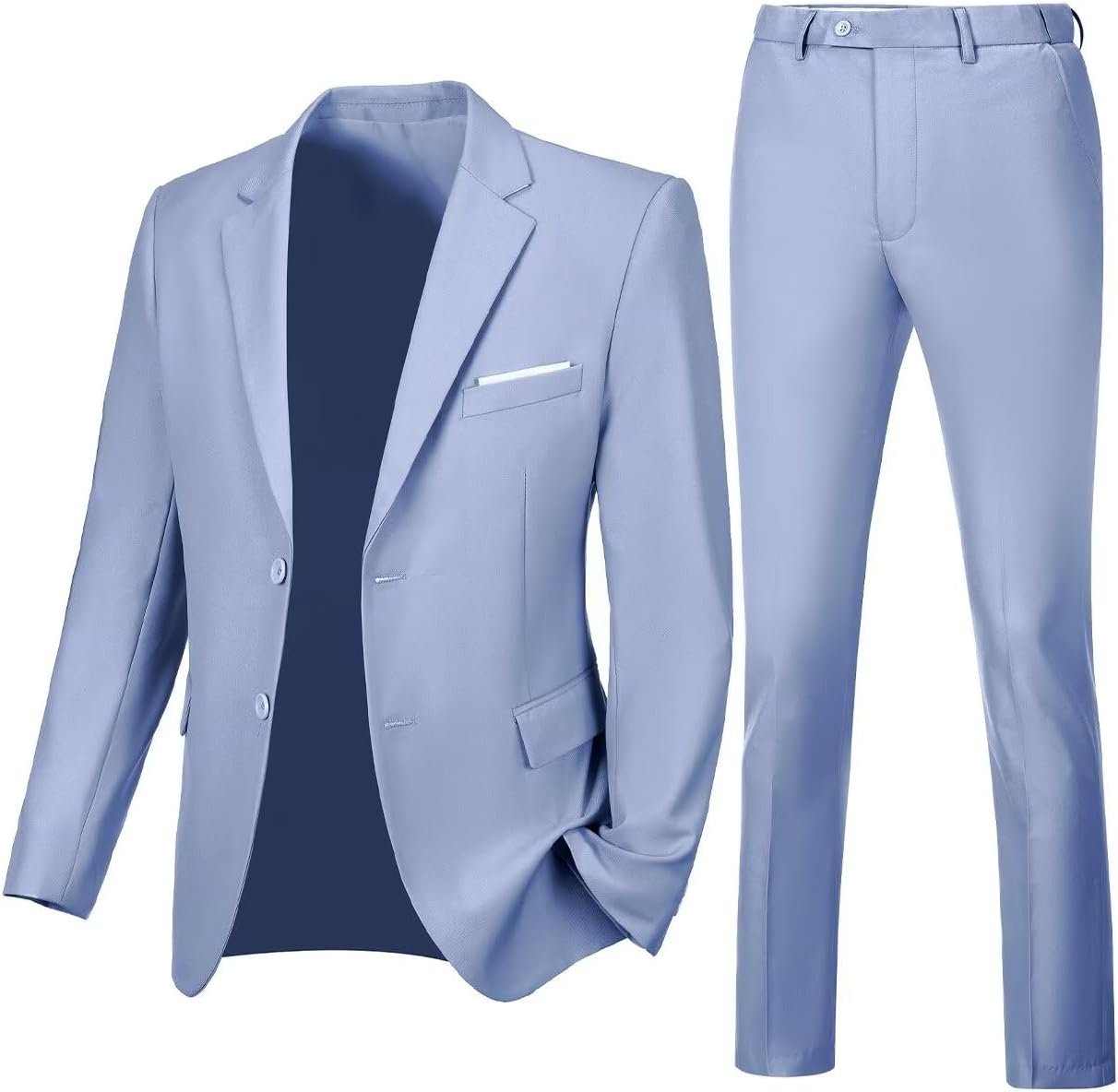 Mens Slim Fit 2 Piece Suit for Prom and Special Occasions