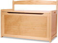 Melissa & Doug Toy Chest Wooden Toy Storage Box - Safe, Sturdy
