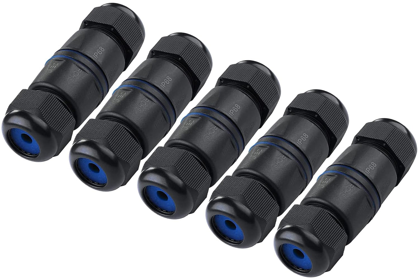 5 Pack Waterproof RJ45 Connectors for Outdoor Ethernet ~ Tedgetal