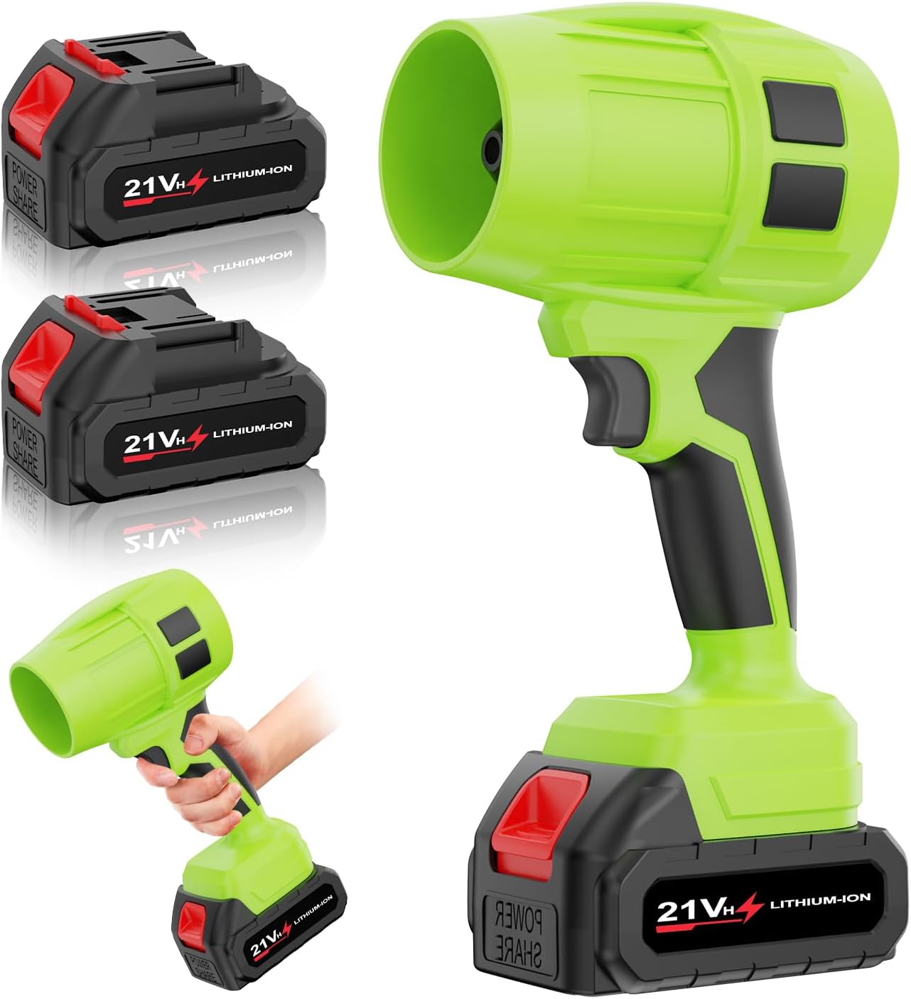 Cordless Electric Leaf Blower with 55000RPM and 850CFM Power