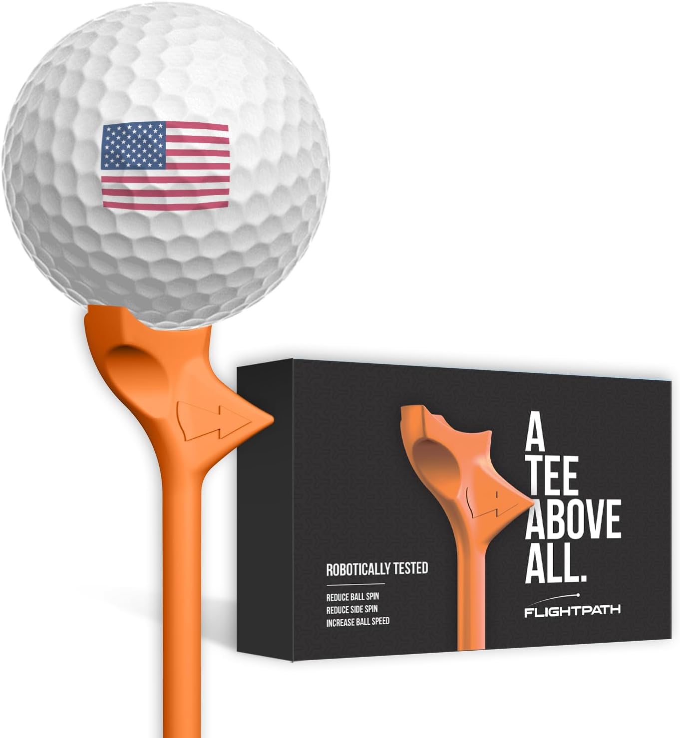 FLIGHTPATH Premium Golf Tees - Durable 3.25in Golf Equipment