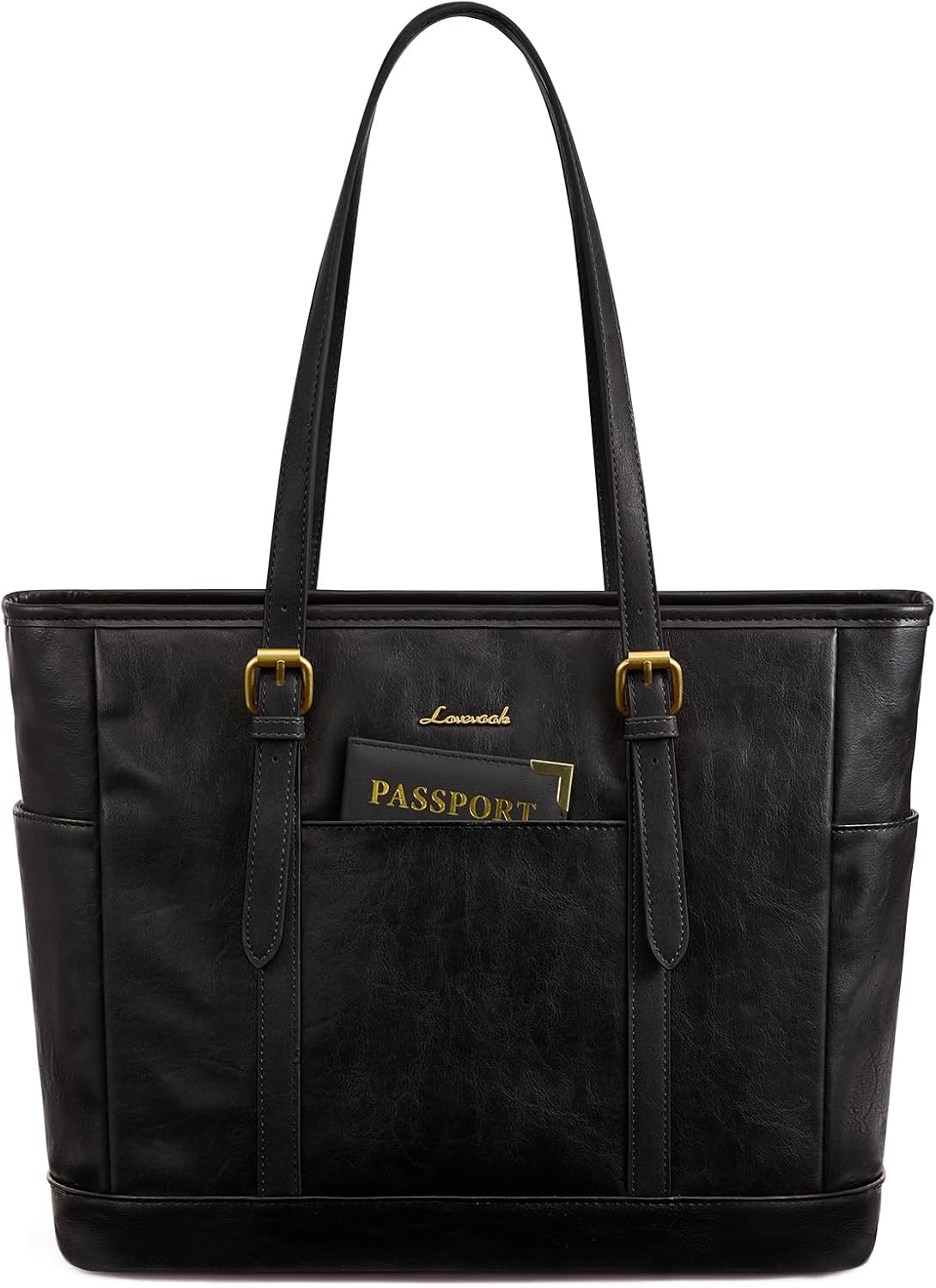 LOVEVOOK Tote Bag for Women: Retro Soft Leather Handbag