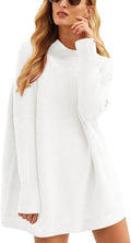 ANRABESS Oversized Turtleneck Sweater - Loose Slouchy Knit Tunic Type