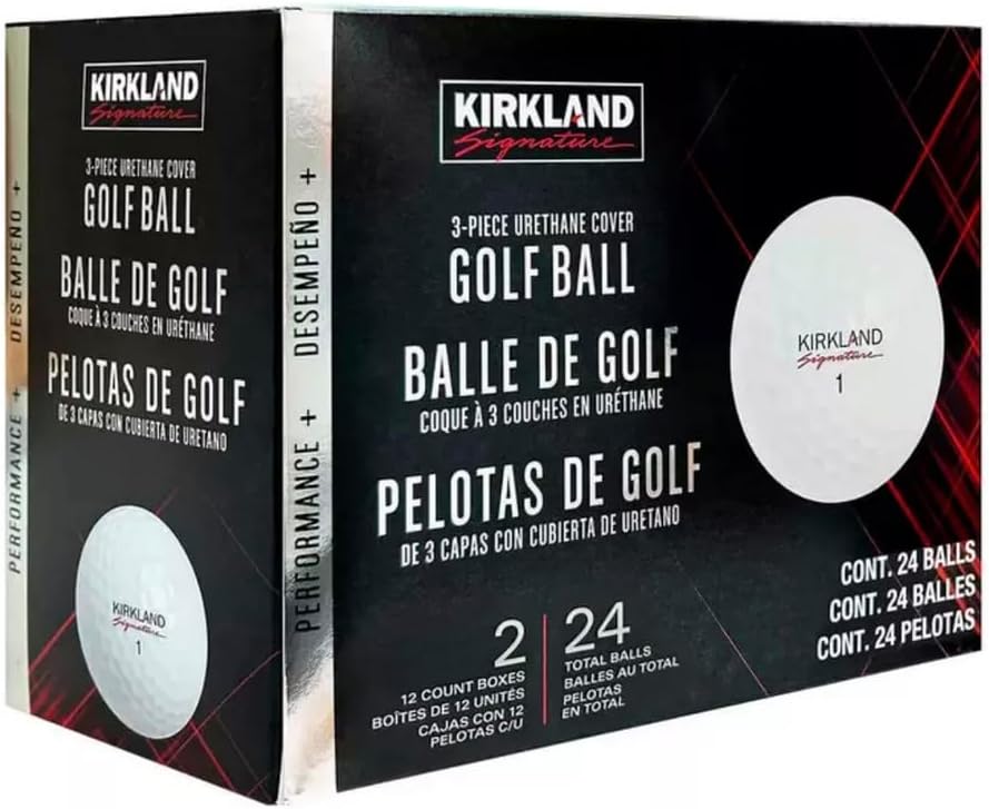 Ultimate Spin Control: KIRKLAND 3-Piece Golf Balls