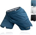 Gold BJJ Airflex Jiu Jitsu Shorts for No Gi - Durable Fight Short