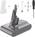 Enhanced 6000mAh V7 Battery Replacement for Dyson - Long-lasting Power